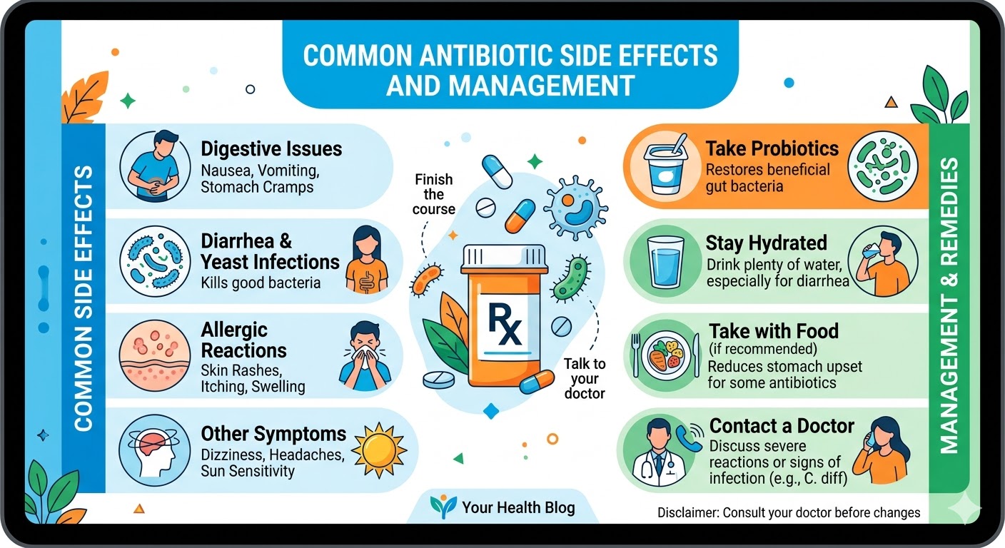 Common Antibiotic Side Effects and Management